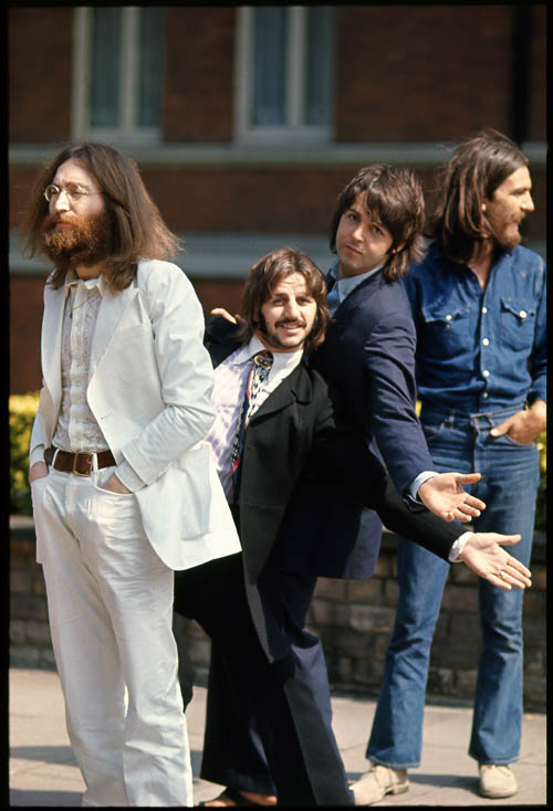 The Beatles Abbey Road London 1969 Paul McCartney Linda McCartney