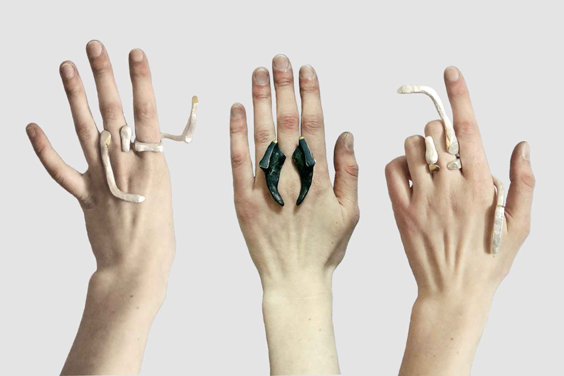 Kotryna Vaitekunaite Prstenje kosti srebro