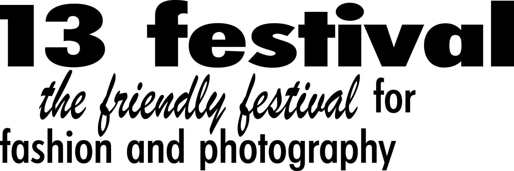 13festival Logo SW black