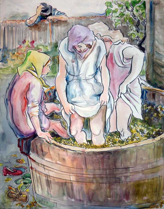 02. gaženje grožđa