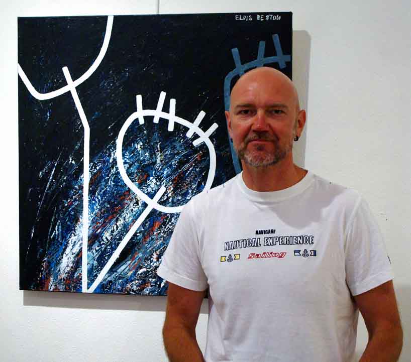 Elvis Berton na izložbi u Maison du Patrimoine