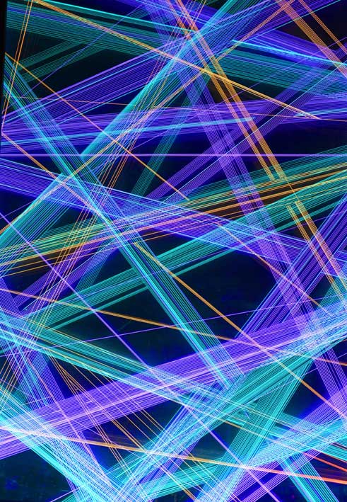 Diana Sokolić Sinapsa svjetlosna instalacija - luminoobjekt 3