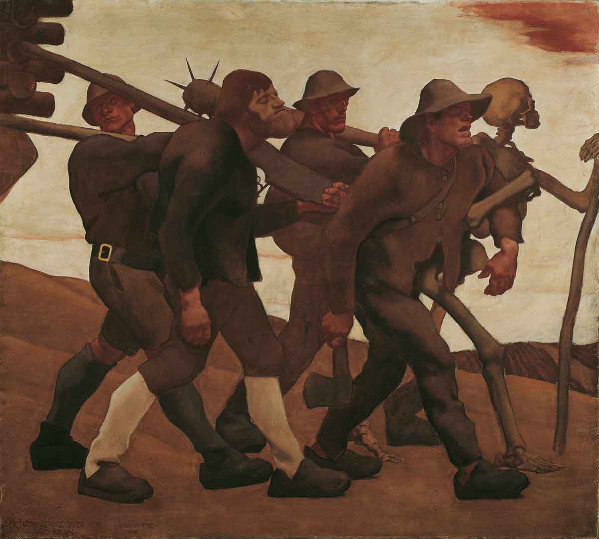 Egger-Lienz Ples smrti Belvedere Wien