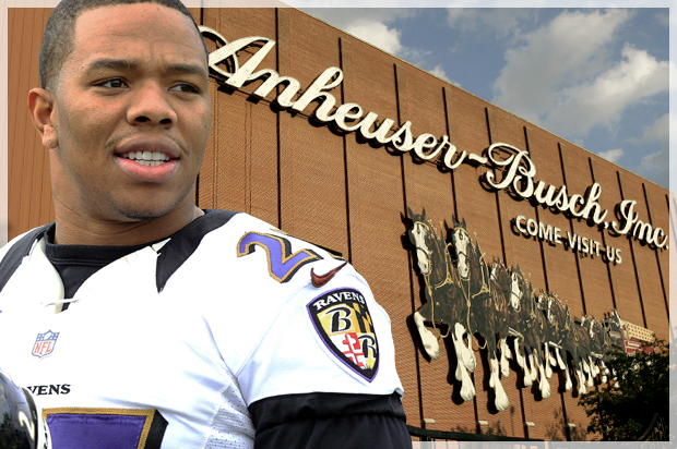 ray rice anheuser busch