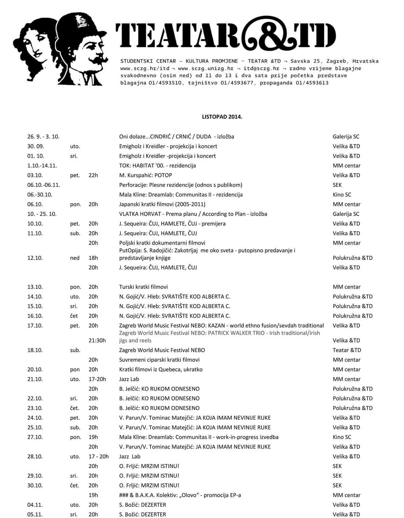 Listopad 2014 - SC Kultura promjene-1