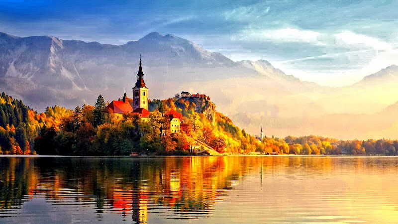 Beautiful Autumn Castle-Franka Zetko