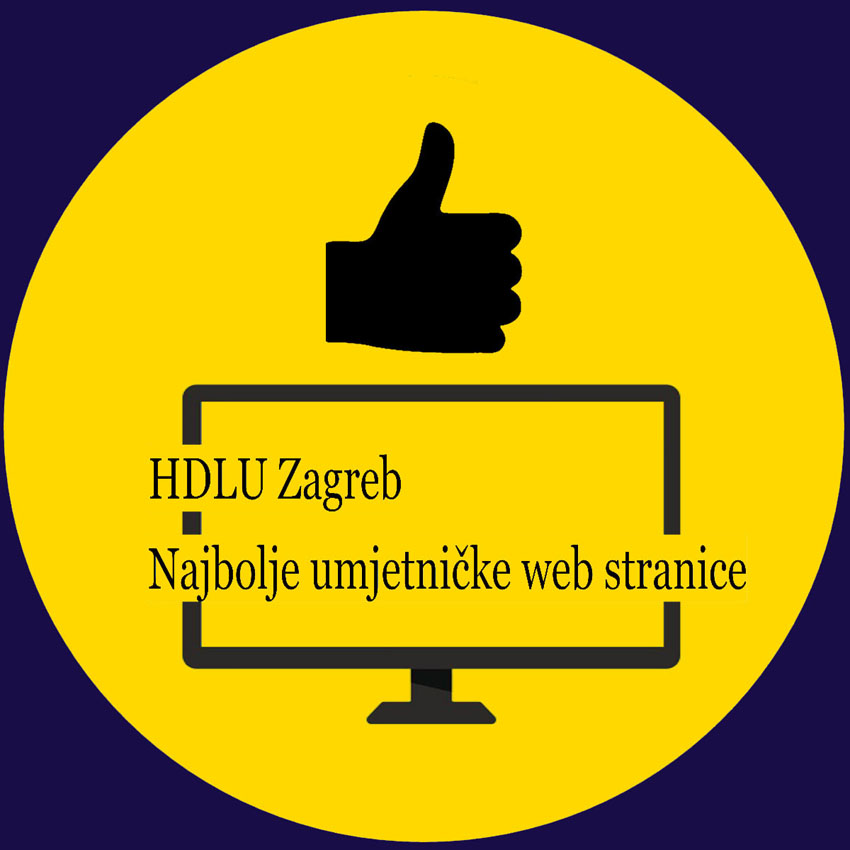 HDLU Zagreb - Najbolje umjetničke web stranice1