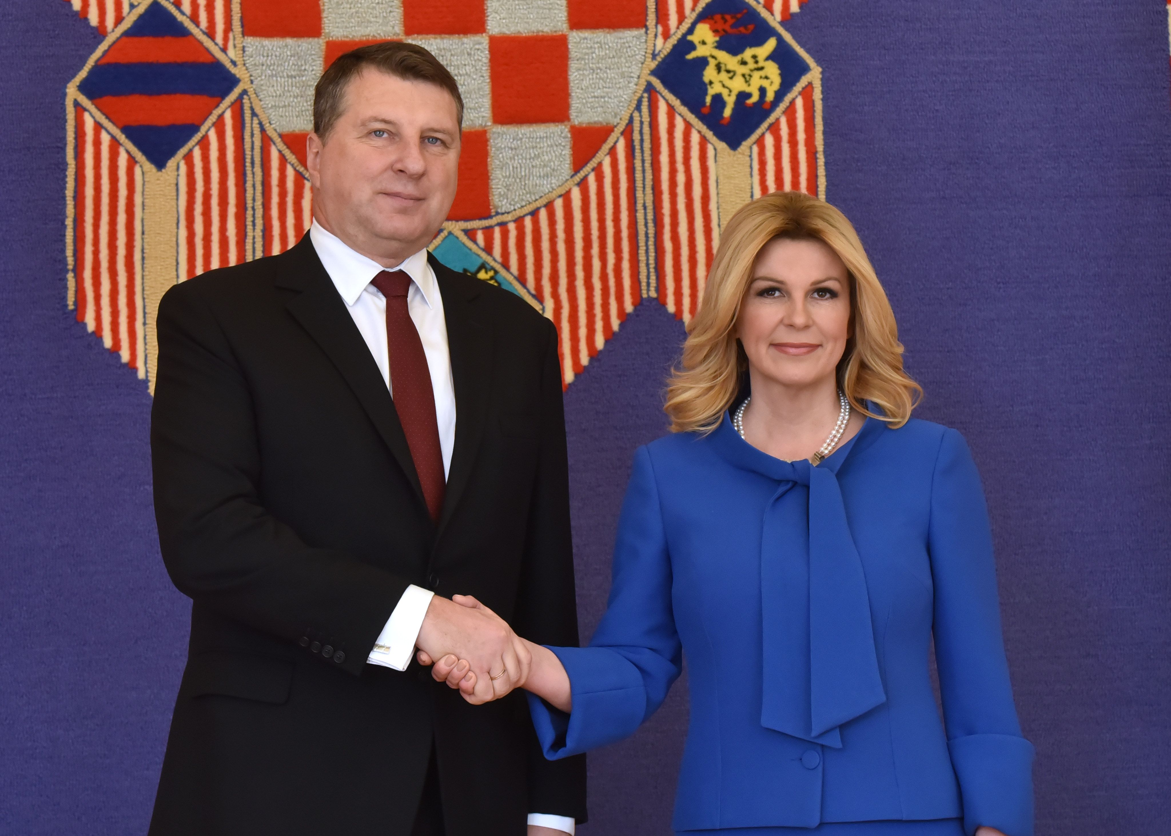 Predsjednica Republike Hrvatske sa predsjednikom Latvije