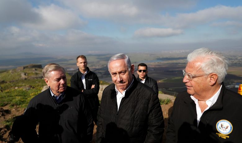Lindsey Graham, Benjamin Netanyahu, David Friedman
