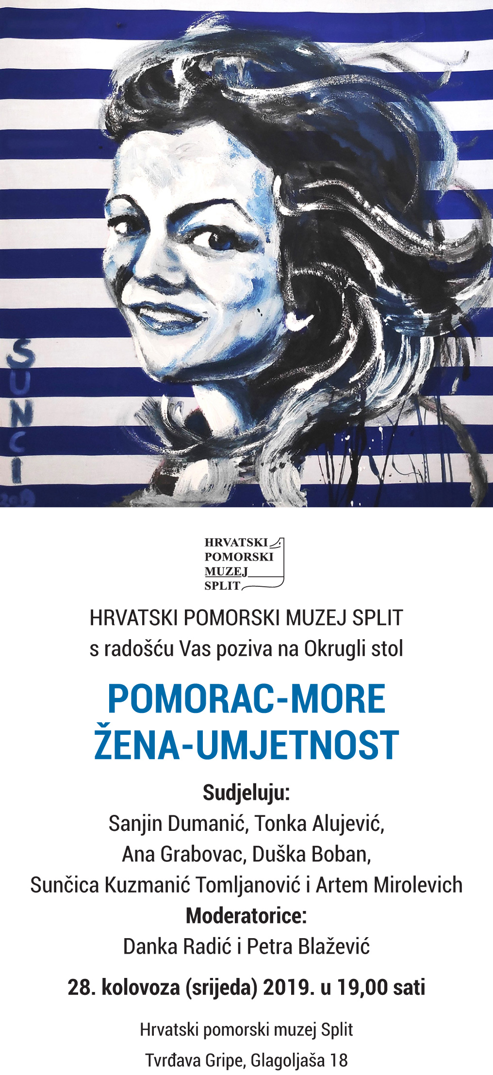 Pomorac More Zena Umjetnost Akademija Art Zagreb