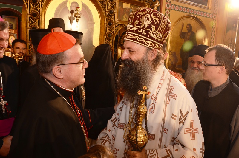 Kardinal Josip Bozanić čestitao Božić mitropolitu Porfiriju