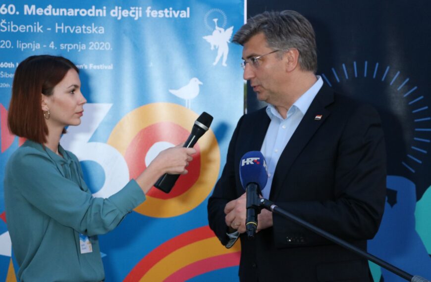 Predsjednik Vlade na svečanom otvaranju Međunarodnog dječjeg festivala u Šibeniku