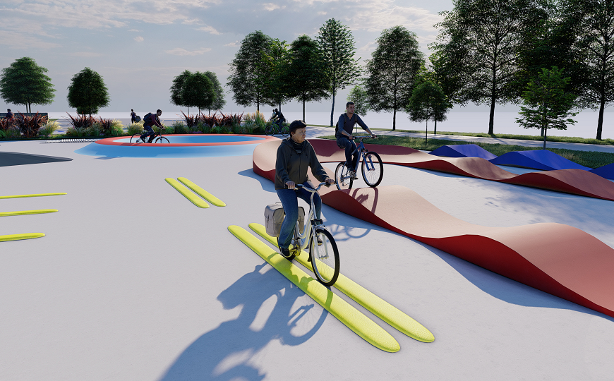 Biciklistički park s jedinstvenim konceptom