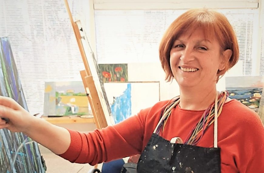 Sonja Đurić izlaže u zagrebačkoj knjižnici Bogdan Ogrizović