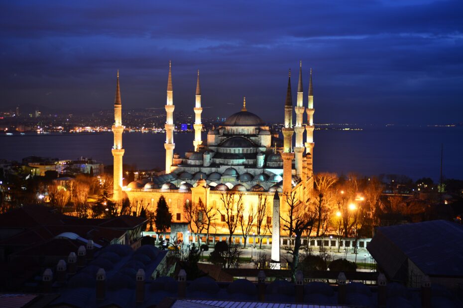 blue mosque, istanbul, turkish