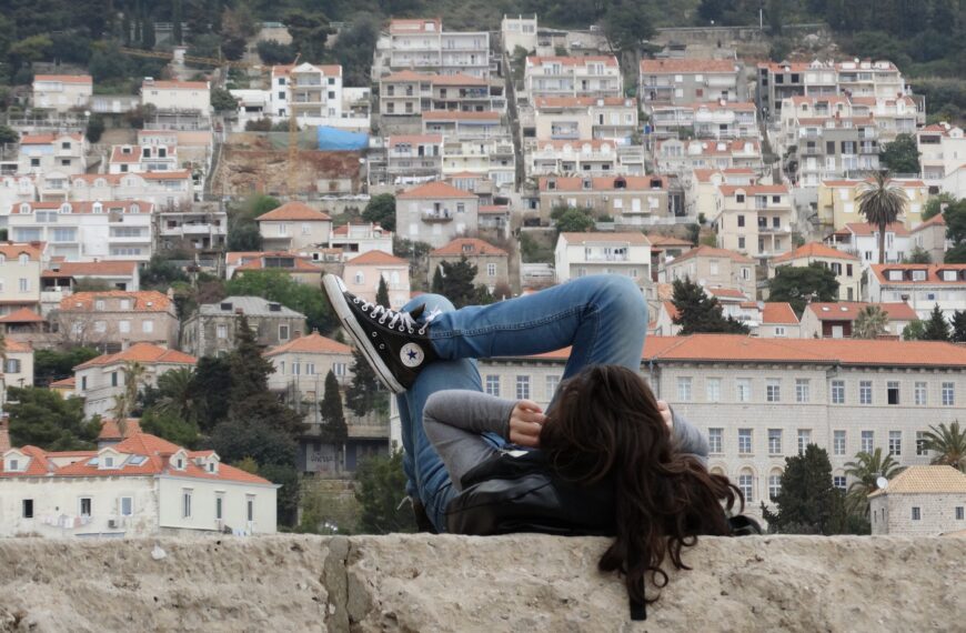 girl, teenager, lazy