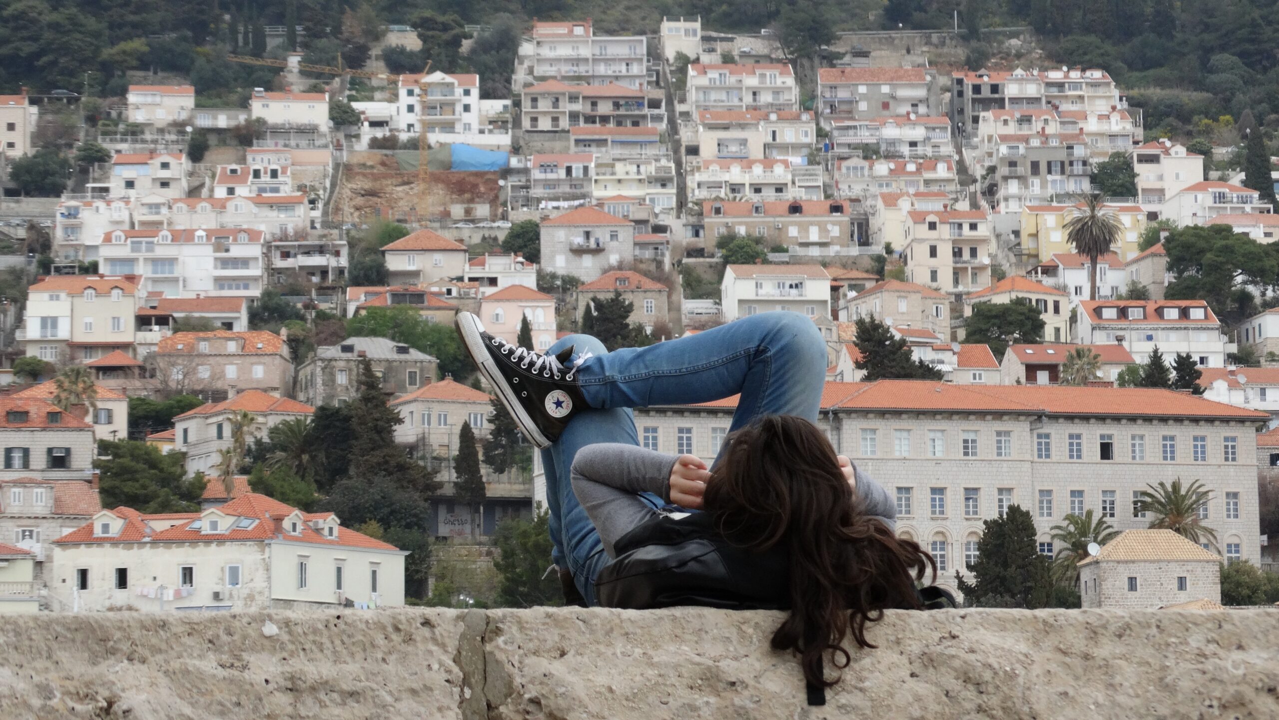 girl, teenager, lazy