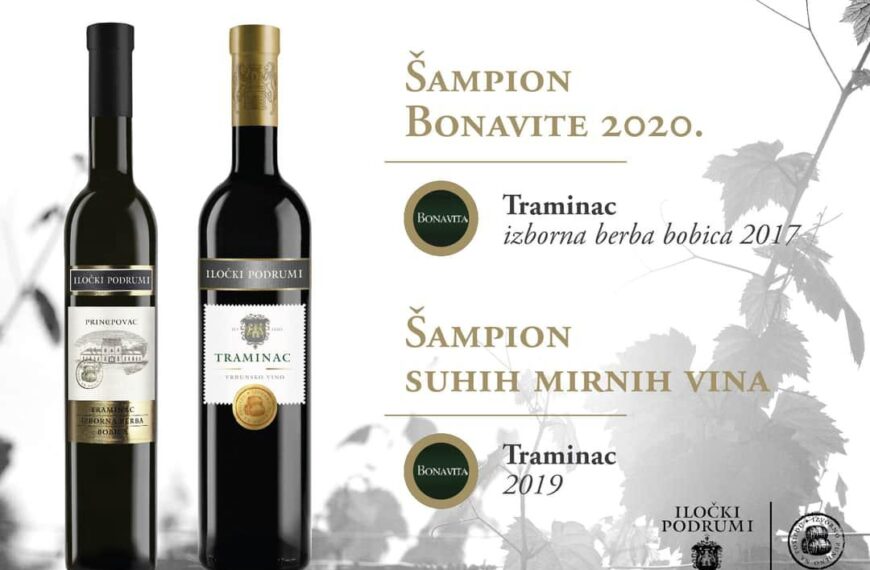 Traminac Iločkih podruma šampion Bonavite