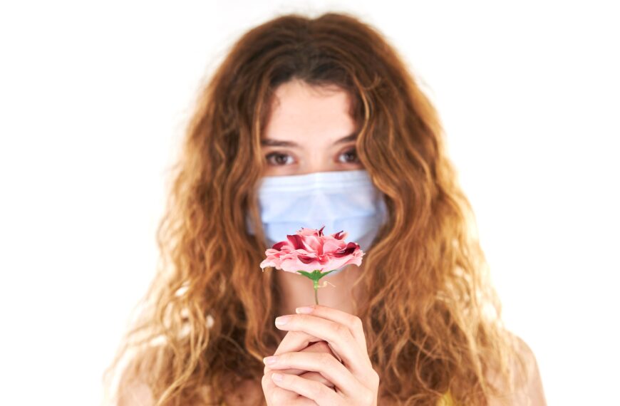 coronavirus, mask, woman