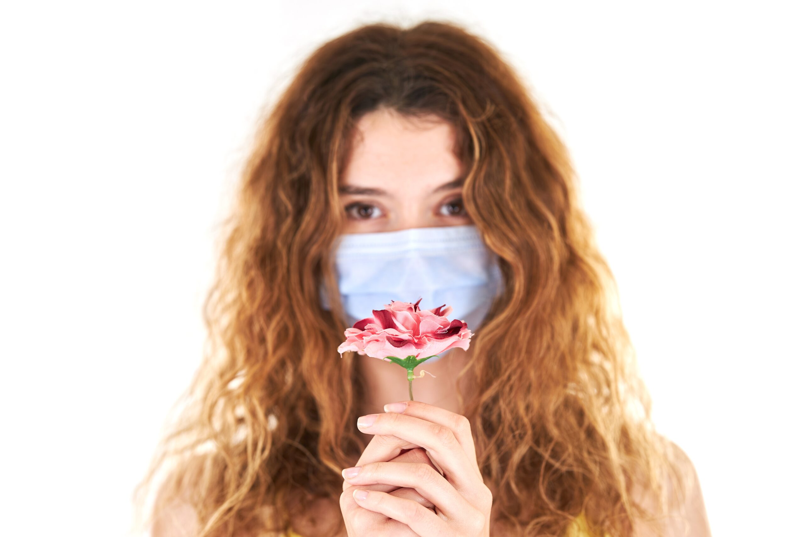 coronavirus, mask, woman
