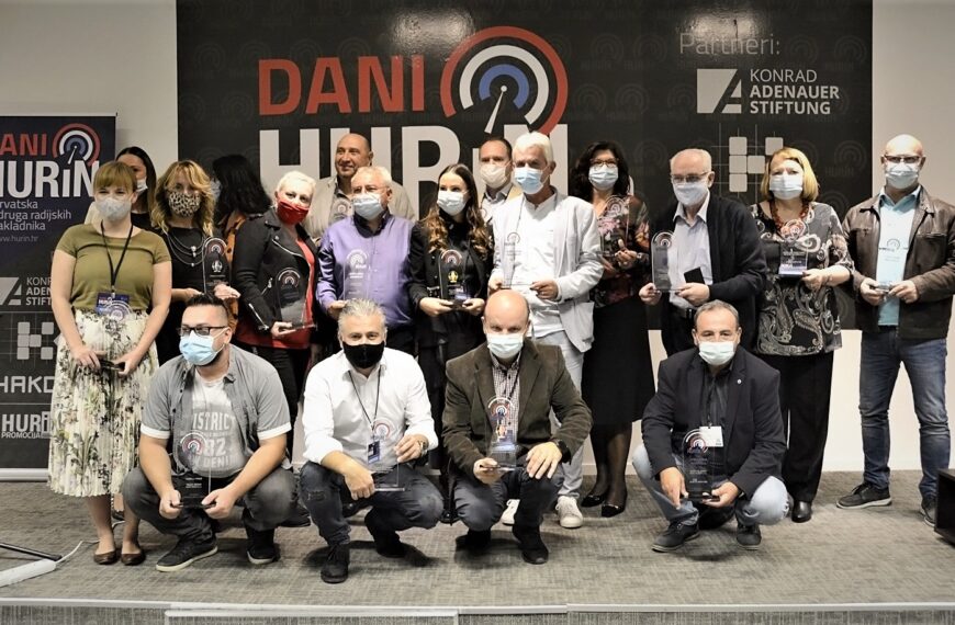 Svečana dodjela nagrada radijskim djelatnicima – HURiN