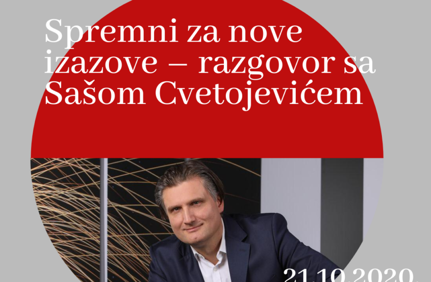 Saša Cvetojević – Spremni za nove izazove