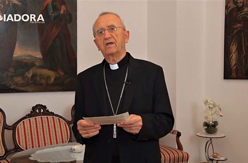 Predsjednik Hrvatske biskupske konferencije mons. Želimir Puljić uz Dan sjećanja na žrtvu Vukovara i Škabrnje