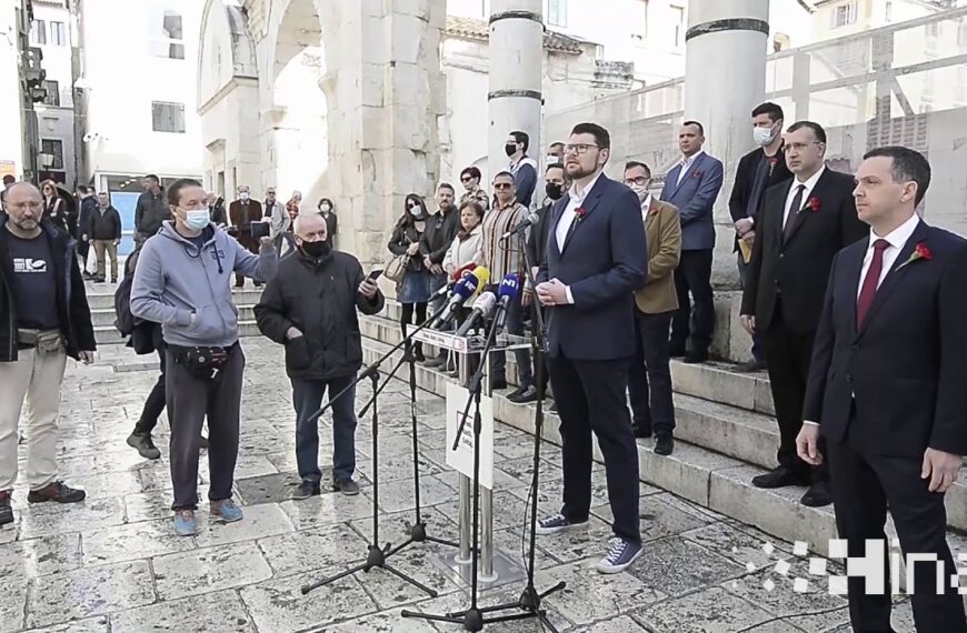 Izjava Peđe Grbina u Splitu