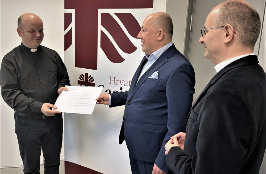 Donacija Sekcije DDM HKLD-a Hrvatskom Caritasu za potresom pogođeno područje