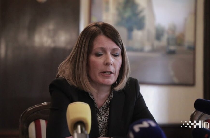Tiskovna konferencija ravnateljice Uskoka Vanje Marušić