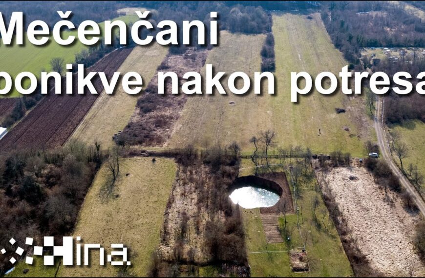 Urušne ponikve oko Mečečana su stara pojava, a potres ju je samo ubrzao
