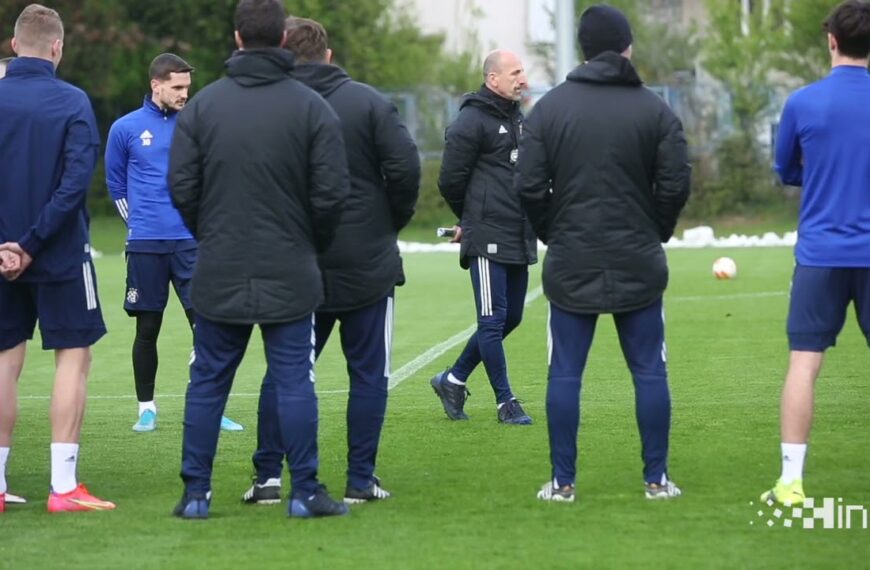 Trening nogometaša Dinama uoči prve utakmice protiv Villarreala