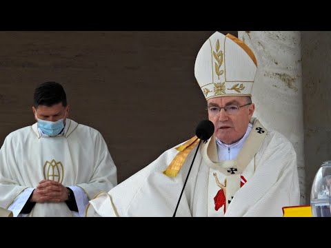 Zagrebački nadbiskup kardinal Josip Bozanić predvodio misu na Uskrs u Mariji Bistrici