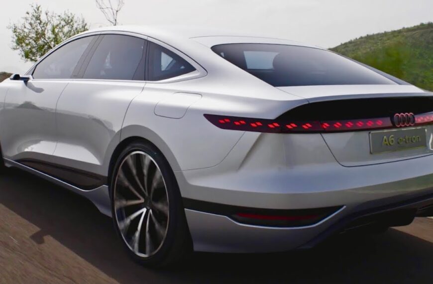 NOVI Audi A6 e-tron koncept 2022 – vožnja, zvuk i luda tehnologija