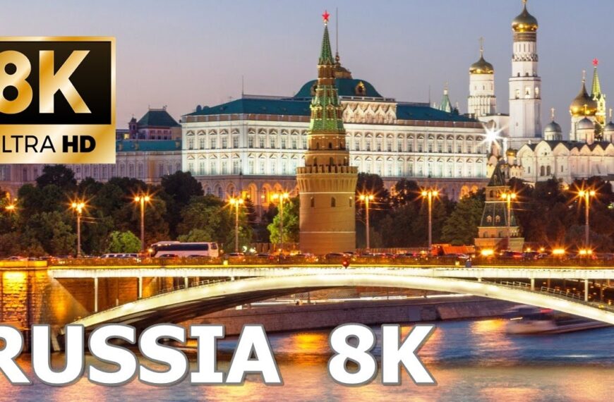 Rusija – prekrasni pejzaži i krajolici s opuštajućom glazbom / 8K Ultra HD