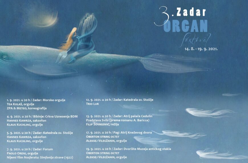 POČINJE KONCERTNI DIO 3. IZDANJA ZADAR ORGAN FESTIVALA
