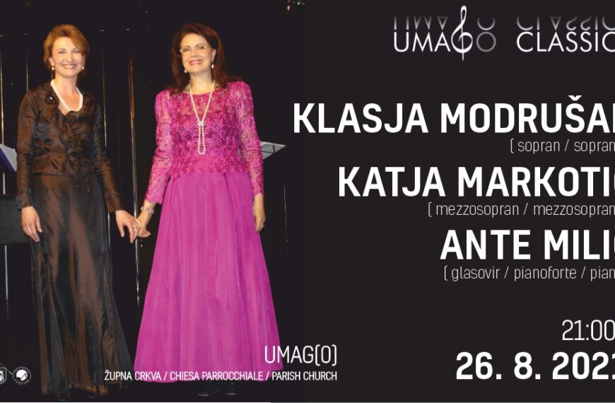Koncert “Romantični dueti” u Umagu, 26. kolovoza