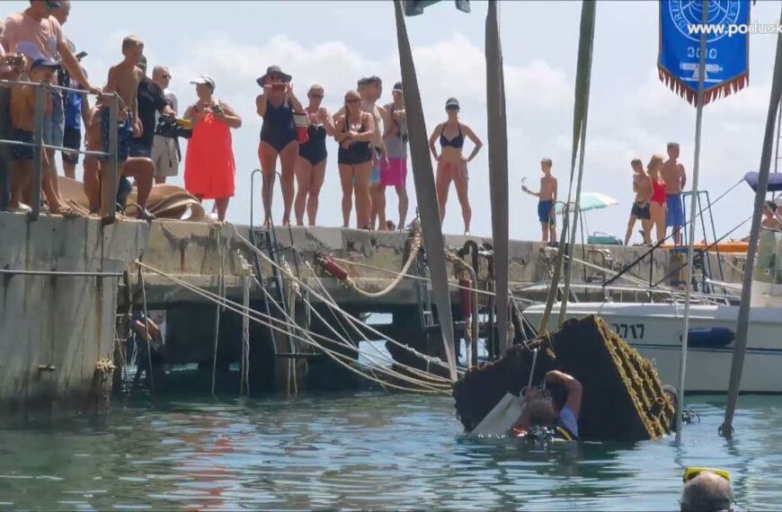 Održana manifestacija Vino i vruja – Izvađeno i potopljeno osam tisuća butelja vrhunskih vina
