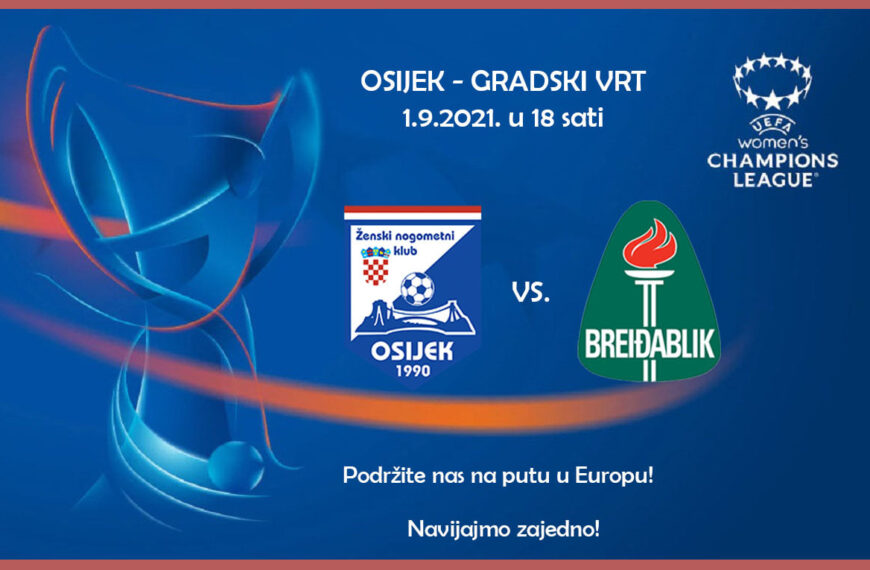 Liga prvakinja: Osječanke protiv islandskog Breidablika