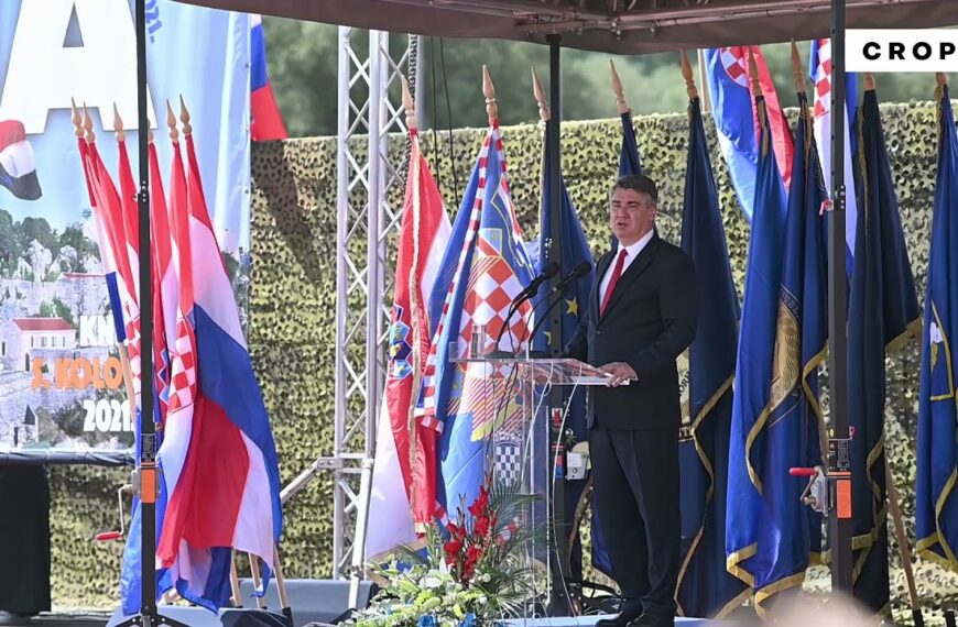 Govor predsjednika RH Zorana Milanovića na obilježavanju 26. obljetnice vojno-redarstvene operacije Oluja