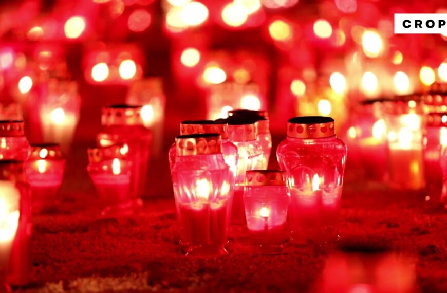 Noćna atmosfera na groblju Mirogoj uoči blagdana Svih svetih