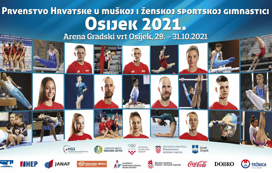 Najveće zvijezde hrvatske gimnastike nastupaju na rekordnom Prvenstvu Hrvatske u Osijeku