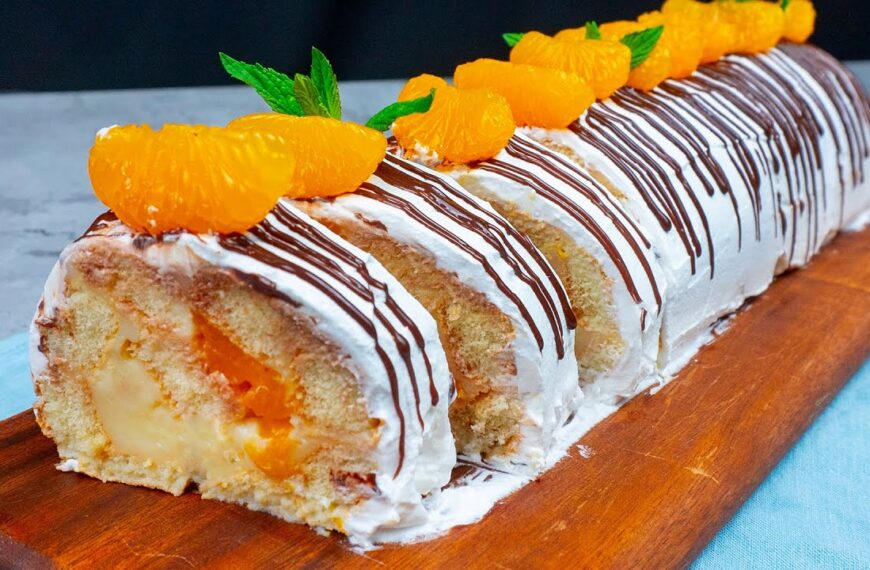 Ako imate MANDARINE, priredite ovu ROLADU – bez PEĆNICE