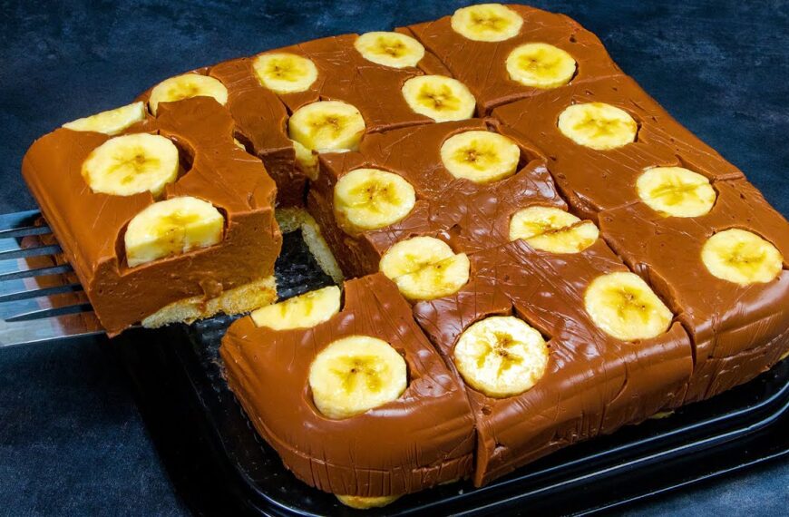 Torta s kremom od BANANA i ČOKOLADE bez pečenja