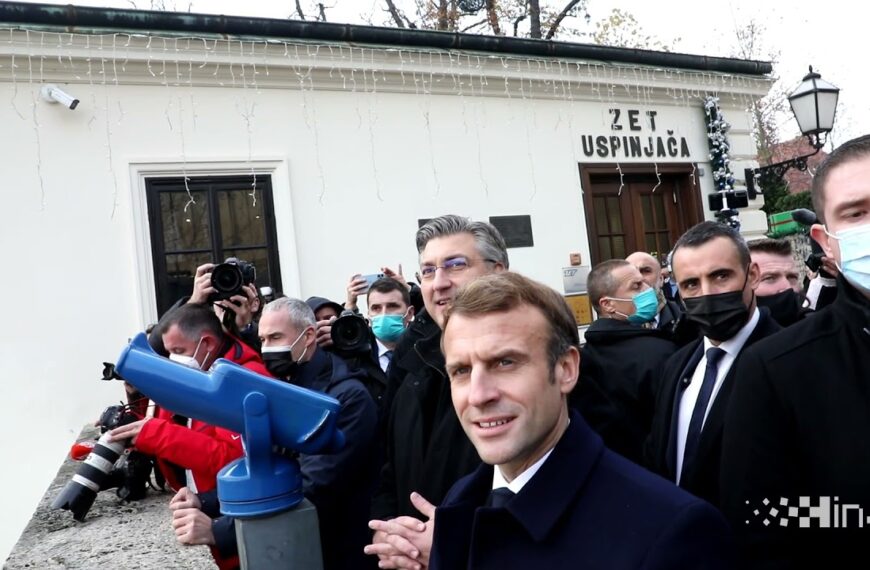 Plenković i Macron pogledali prelet Rafalea iznad Zagreba