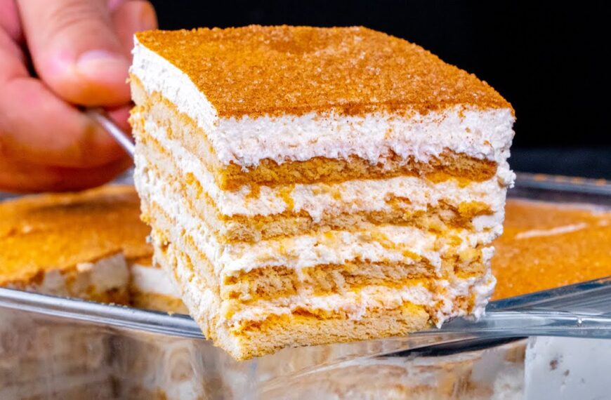 S okusom JABUKE! Moja NAJDRAŽA torta bez pečenja