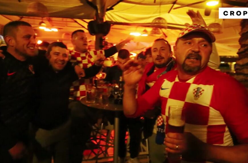 Hrvatski navijači na splitskim ulicama