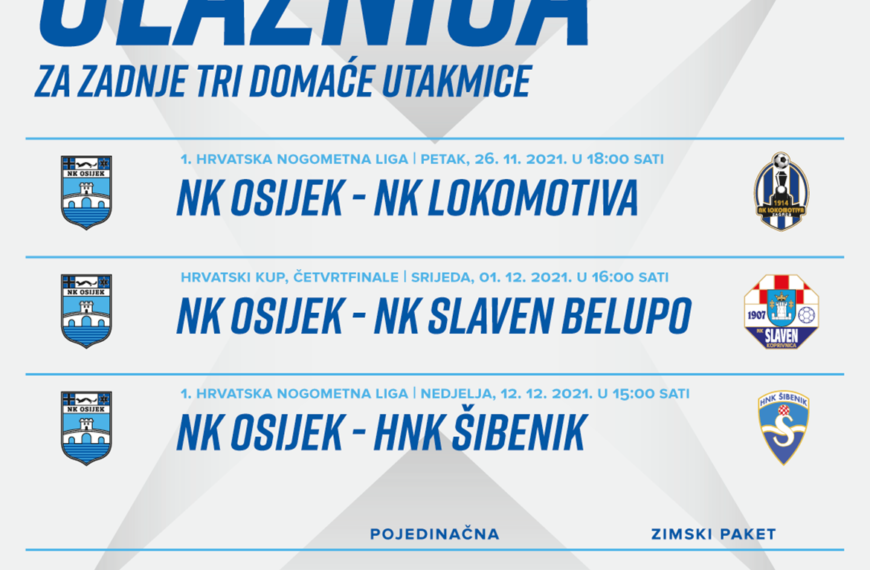 Osječki navijački zimski kontingent ulaznica potaknuo i zagrebački Dinamo da krene sa sličnom mjerom