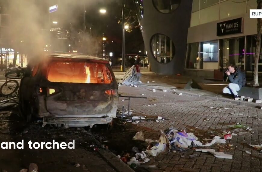 Nasilje u Rotterdamu, prosvjednici na ulicama zbog COVID ograničenja