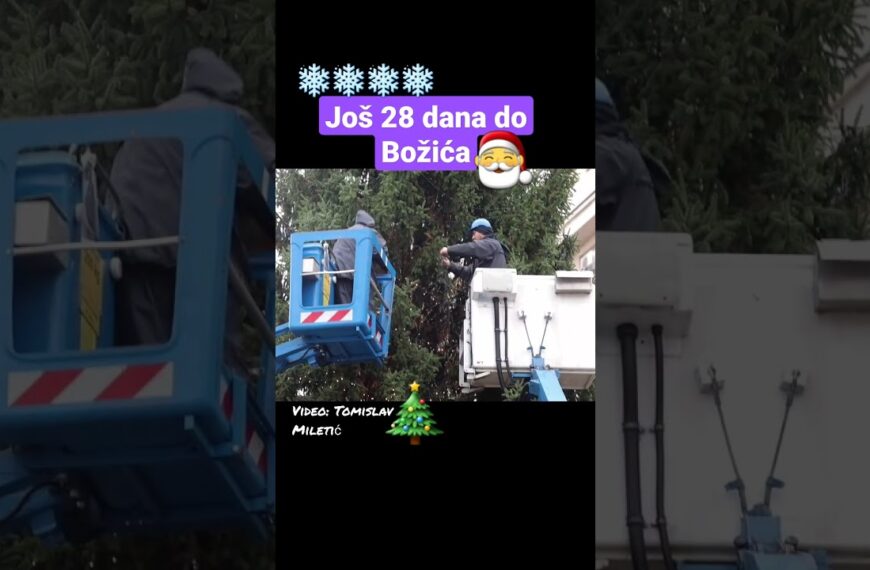 Krenulo postavljanje božičnih ukrasa po centru grada Zagreba